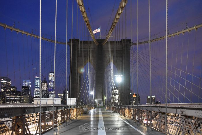 Brooklny Bridge, New York, Skyline